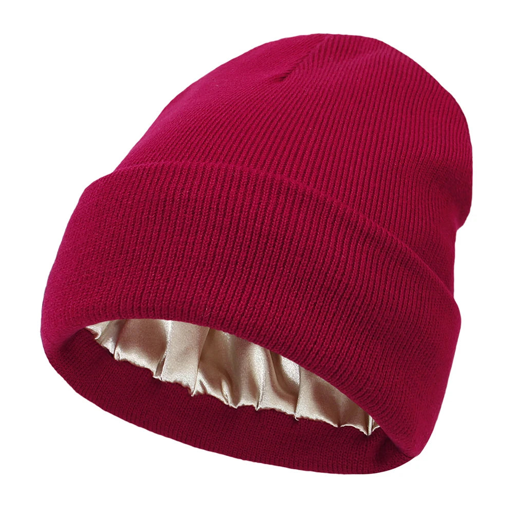 1Pcs Autumn and Winter New Fashionable Warm Hat Women's Versatile Knitted Hat Outdoor Windproof Ear Protection Hat