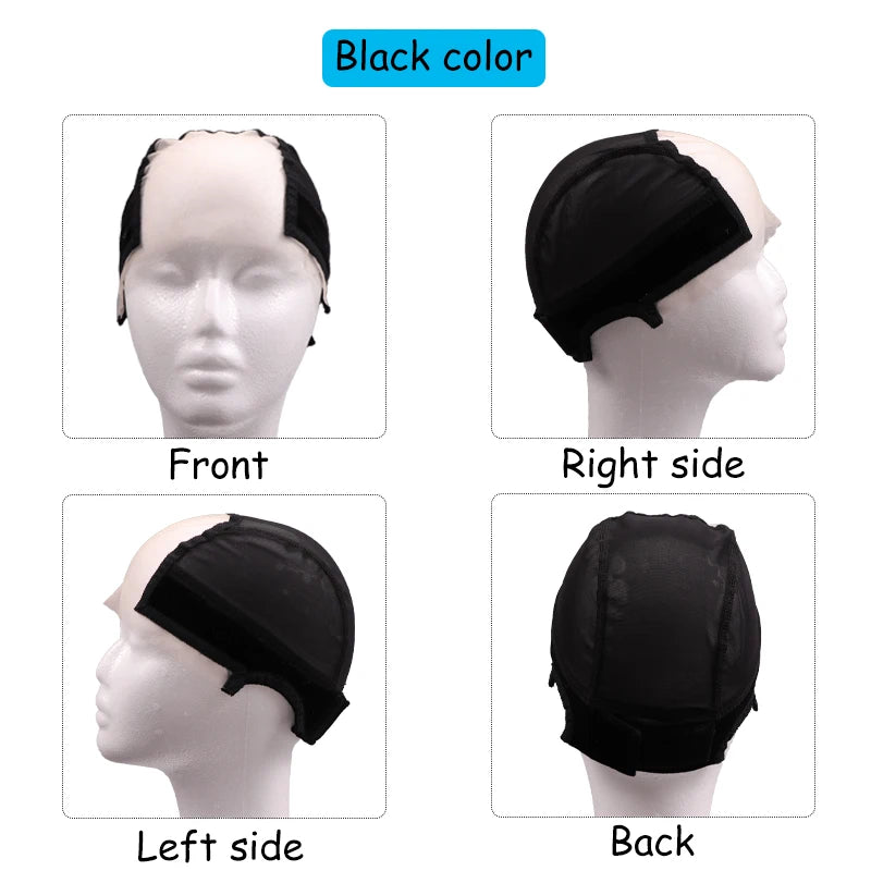 U Part Lace Wig Grip Cap For Women Adjustable Wig Cap With Headband Non-Slip Wig Gripper To Keep Wigs Lace Front In Place